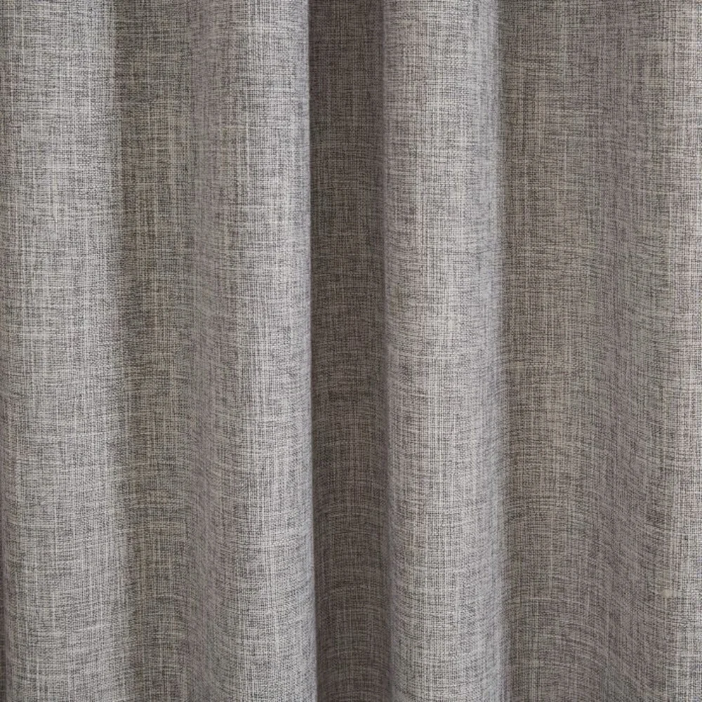 NIB West Elm Crossweave Blackout Curtain in Stone White 48 X 108 Single Panel